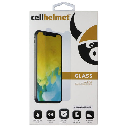 Cellhelmet Glass Clear Tempered Glass for Motorola Moto G Power 2021 Cell Phone - Screen Protectors CellHelmet - Simple Cell Bulk Wholesale Pricing - USA Seller