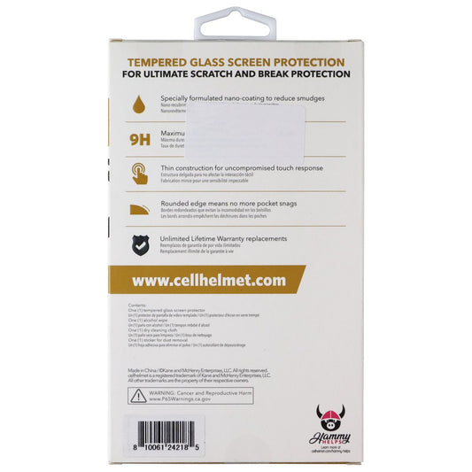 Cellhelmet Glass Clear Tempered Glass for Motorola Moto G Power 2021 Cell Phone - Screen Protectors CellHelmet - Simple Cell Bulk Wholesale Pricing - USA Seller