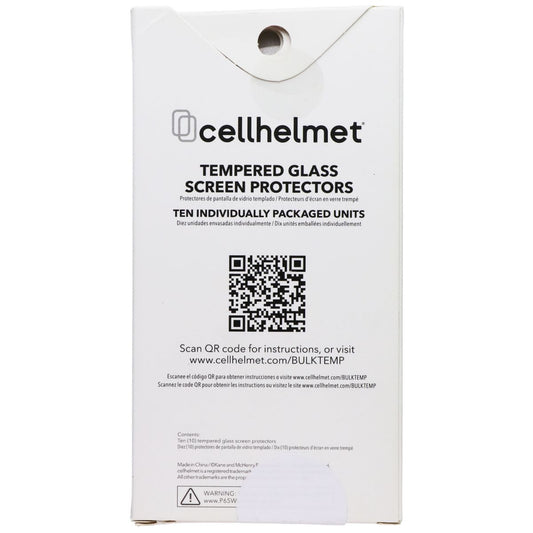 CellHelmet Tempered Glass for Samsung Galaxy S25+ / S24+ (10 Pack) Cell Phone - Screen Protectors CellHelmet - Simple Cell Bulk Wholesale Pricing - USA Seller