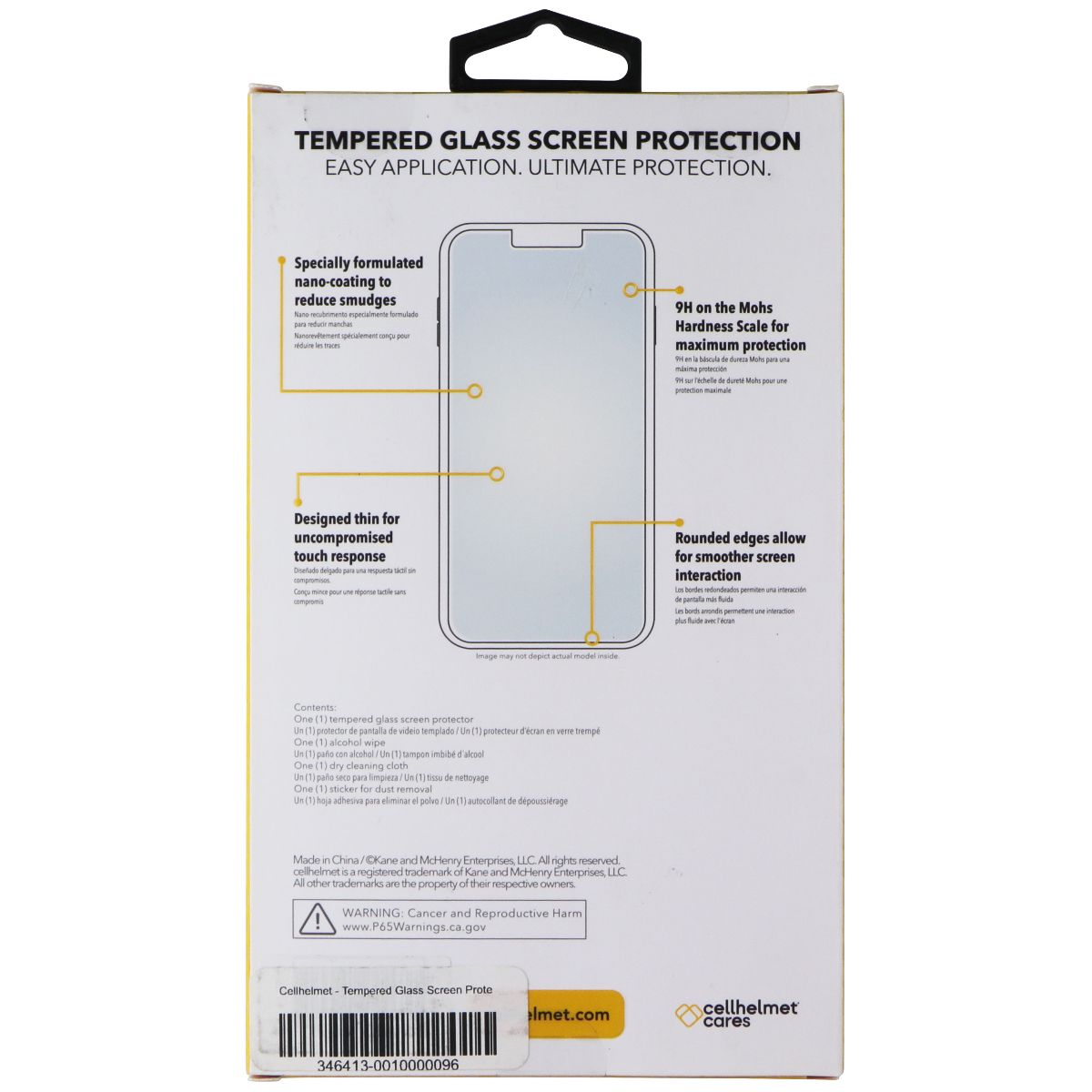 CellHelmet Tempered Glass for Samsung Galaxy S23 Plus/S22 Plus 5G Cell Phone - Screen Protectors CellHelmet - Simple Cell Bulk Wholesale Pricing - USA Seller