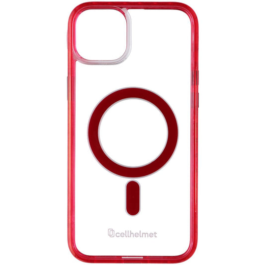 CellHelmet Magnitude MagSafe Case for Apple iPhone 14 Plus - Clear/Red Cell Phone - Cases, Covers & Skins CellHelmet - Simple Cell Bulk Wholesale Pricing - USA Seller