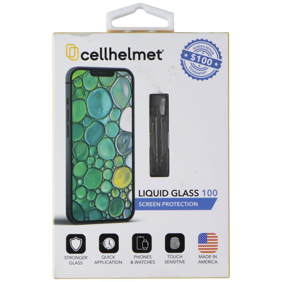 CellHelmet Liquid Glass 100 Screen Protection Cell Phone - Screen Protectors CellHelmet - Simple Cell Bulk Wholesale Pricing - USA Seller
