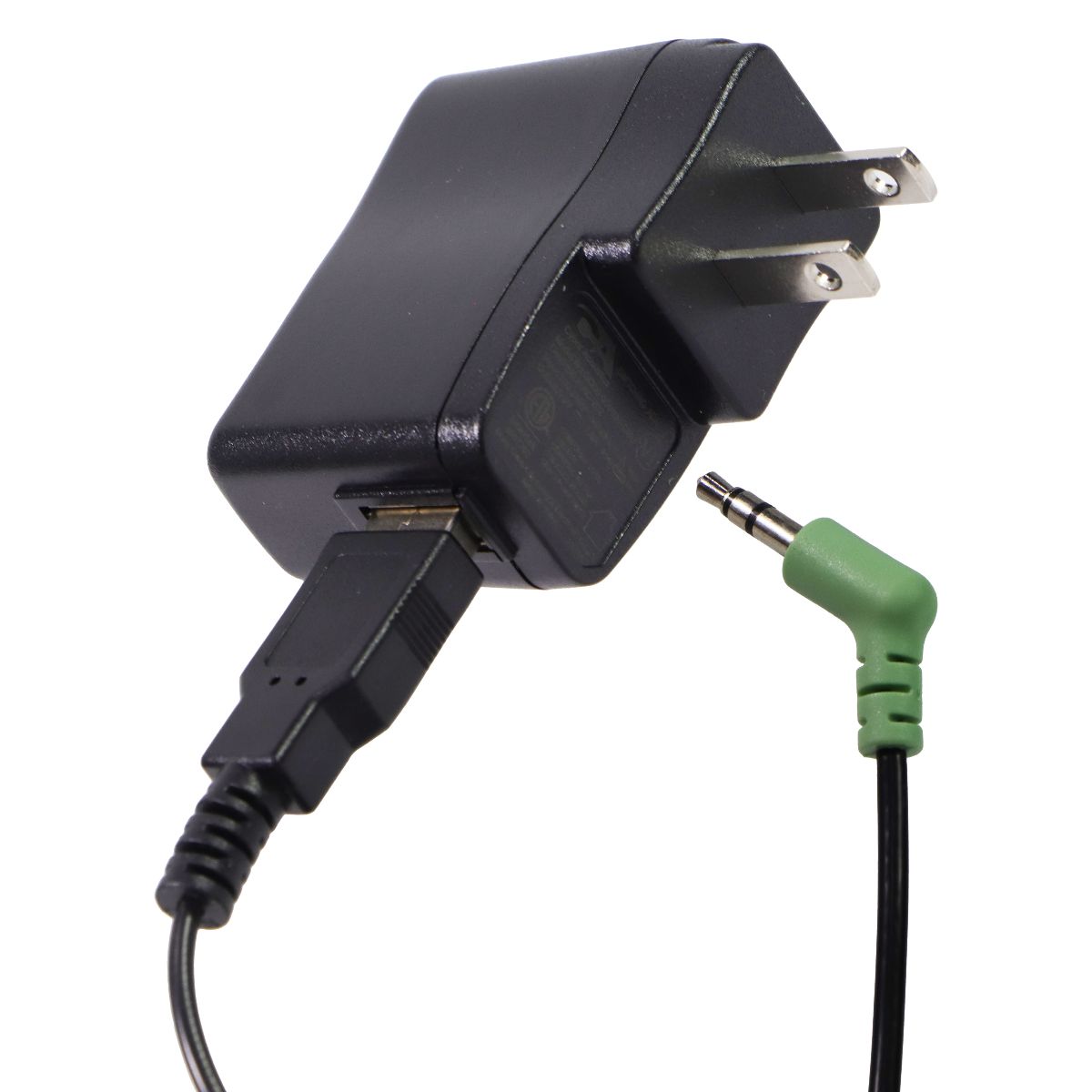 Cyber Acoustics 2.0 Powered Speaker System with Volume Control - Black (CA-2050)