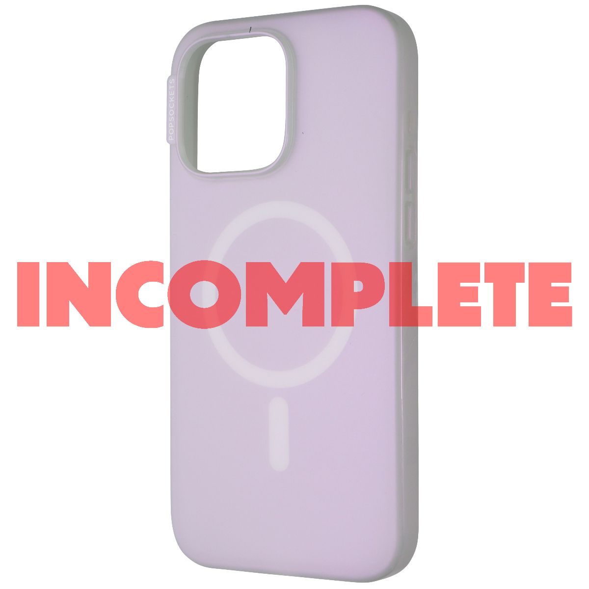 PopSockets PopCase for MagSafe for Apple iPhone 15 Pro Max - Opalescent Clear