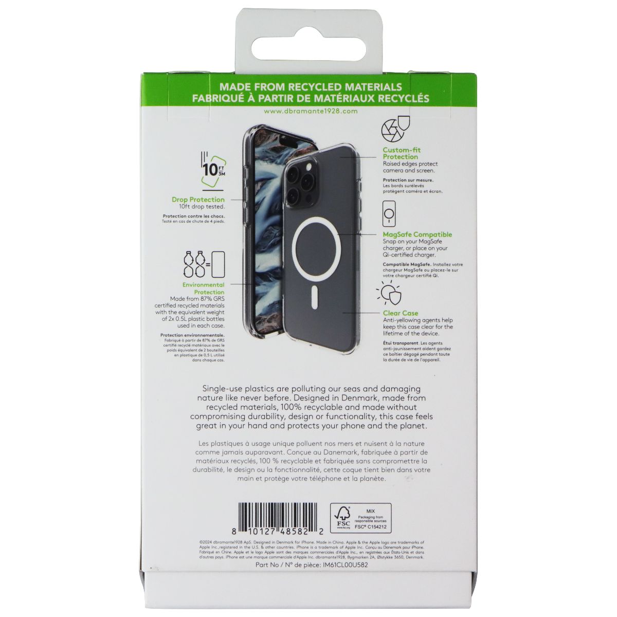 dbramante1928 Ultra-Slim Case for MagSafe for Apple iPhone 16 Pro - Clear Cell Phone - Cases, Covers & Skins dbramante1928 - Simple Cell Bulk Wholesale Pricing - USA Seller