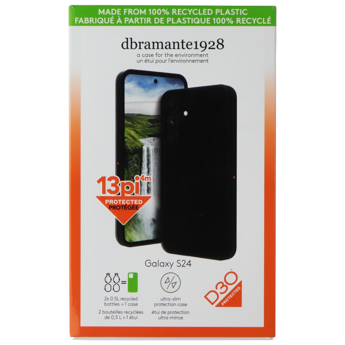 Dbramante1928 Iceland Ultra D30 Slim Case for Samsung Galaxy S24 - Black Cell Phone - Cases, Covers & Skins dbramante1928 - Simple Cell Bulk Wholesale Pricing - USA Seller