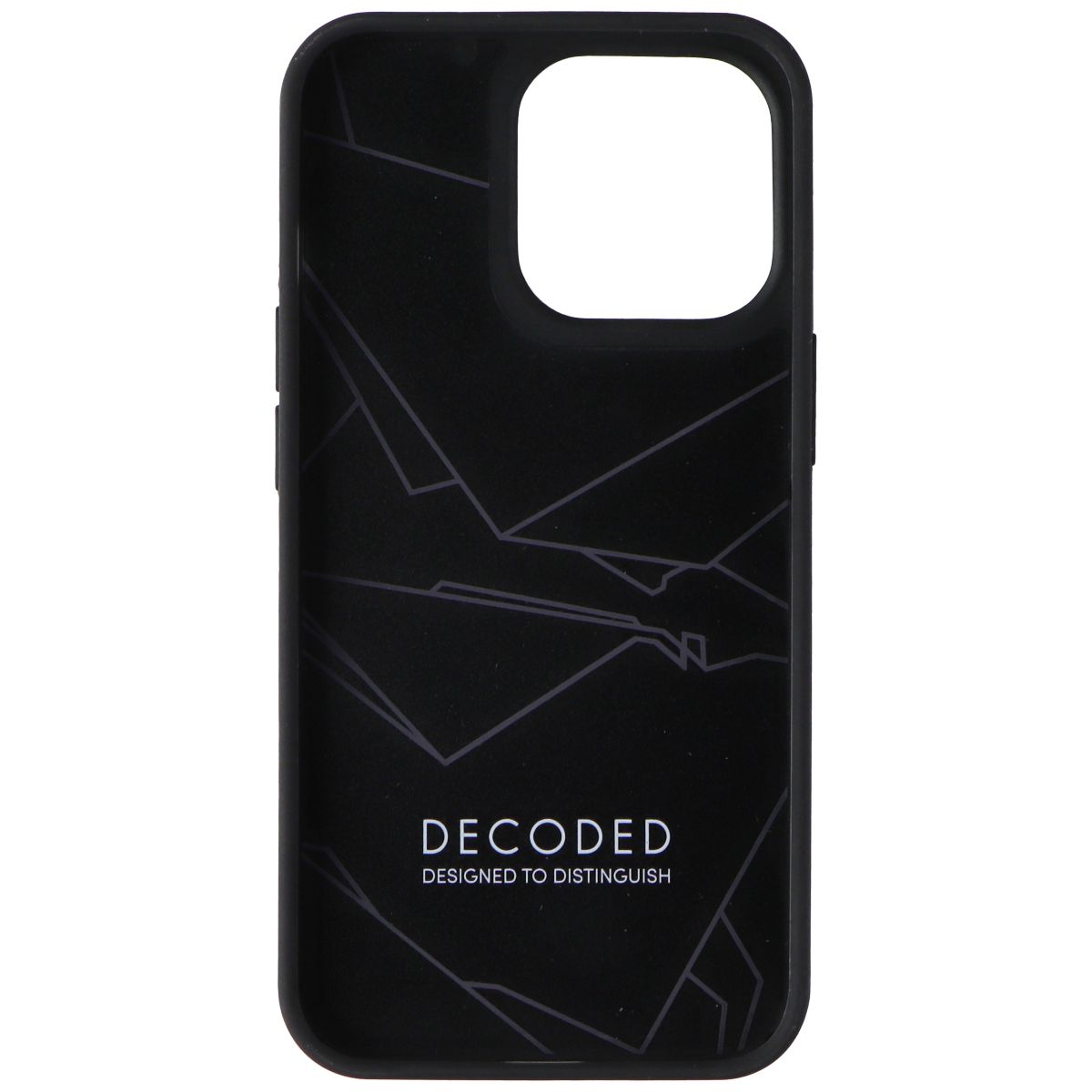 Decoded Back Cover Case Made with Nike Grind for iPhone 13 Pro - Black / Gray Cell Phone - Cases, Covers & Skins Decoded - Simple Cell Bulk Wholesale Pricing - USA Seller