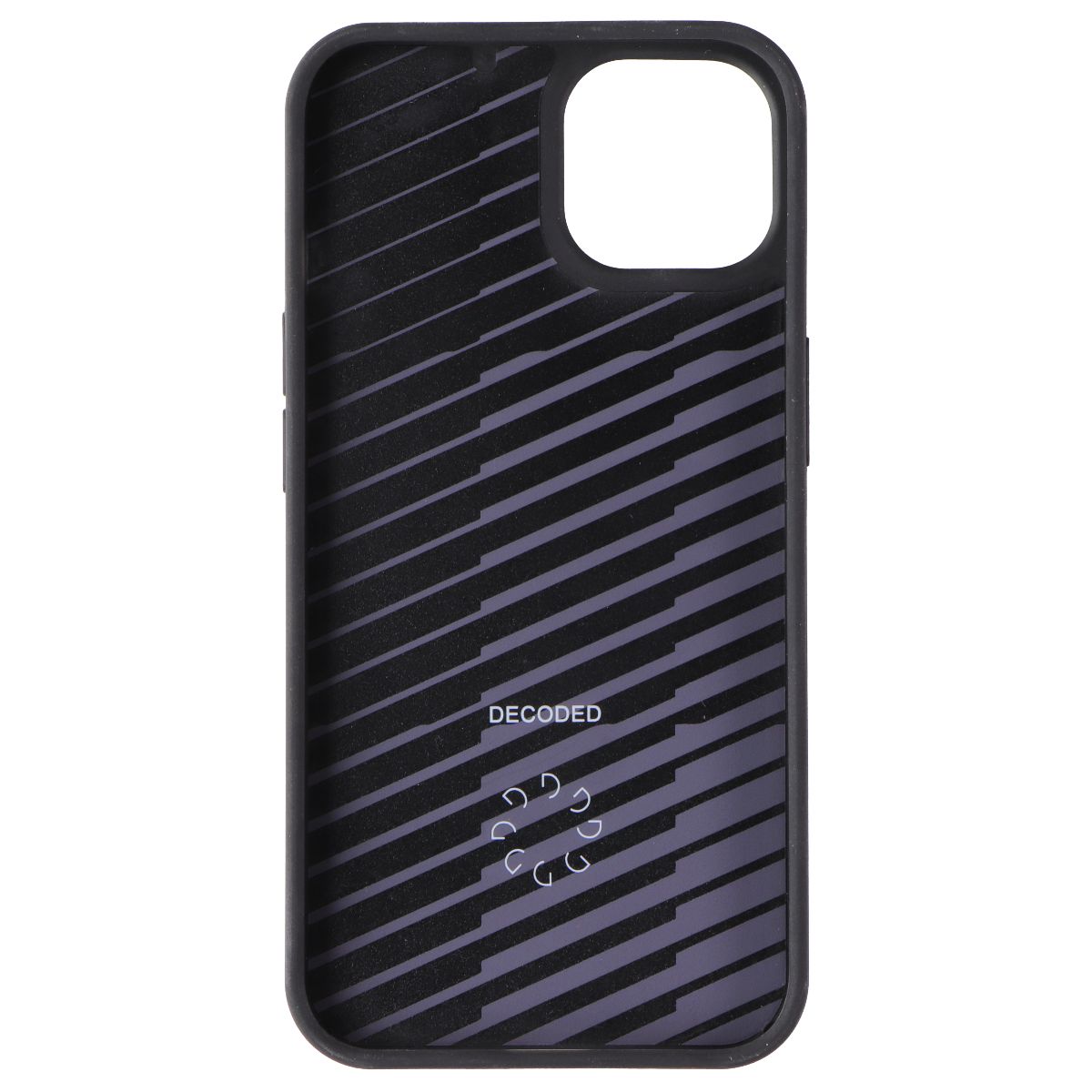 Decoded Back Cover Made with Nike Grind for Apple iPhone 13 - Black / Gray
