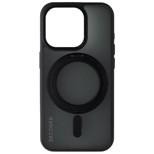 Decoded 360 Loop Stand Back Cover for MagSafe for iPhone 15 Pro - Frost Black Cell Phone - Cases, Covers & Skins Decoded - Simple Cell Bulk Wholesale Pricing - USA Seller