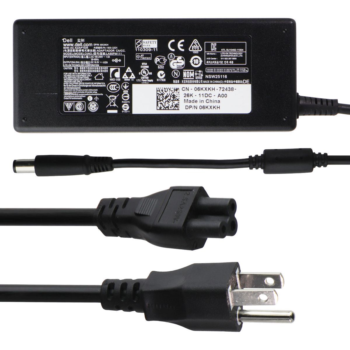 Genuine Dell (90W/19.5V/4.62A) AC Adapter Charger for Dell Laptops (LA90PM111) Computer Accessories - Laptop Power Adapters/Chargers Dell - Simple Cell Bulk Wholesale Pricing - USA Seller