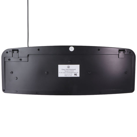 DI Easy-View Keyboard with Large Bold Letters and Spill Resistant - Black Keyboards/Mice - Keyboards & Keypads DI - Simple Cell Bulk Wholesale Pricing - USA Seller