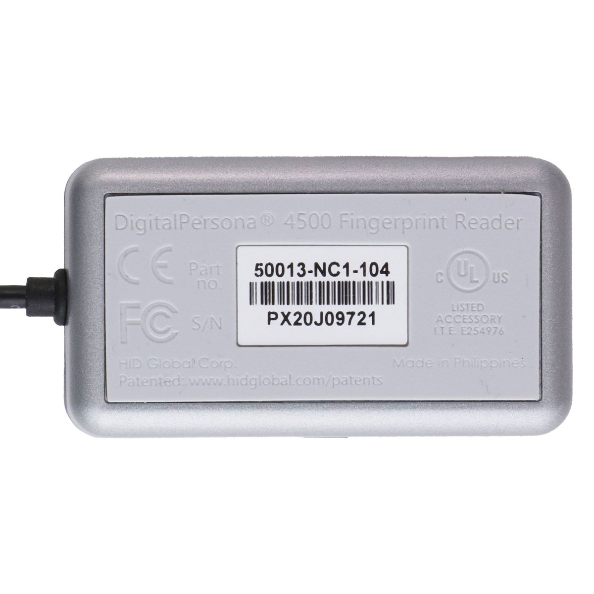 DigitalPersona HID 4500 Fingerprint Reader - Black/Silver (50013-NC1-104)