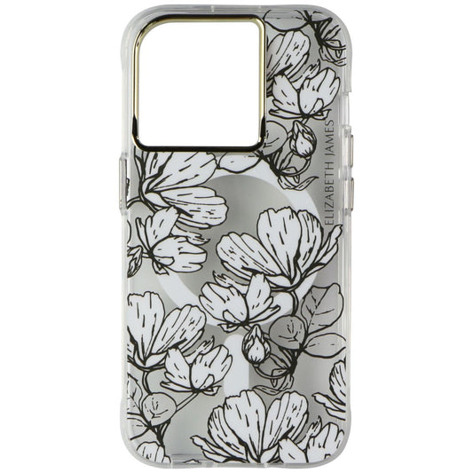 Elizabeth James Case for MagSafe for iPhone 15 Pro - Sunday in Soho Clear/Gold Cell Phone - Cases, Covers & Skins Elizabeth James - Simple Cell Bulk Wholesale Pricing - USA Seller