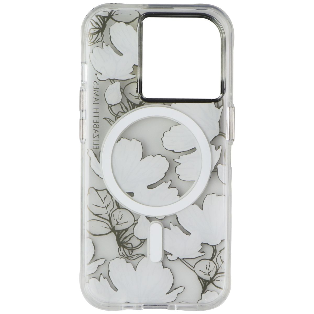 Elizabeth James Case for MagSafe for iPhone 15 Pro - Sunday in Soho Clear/Gold