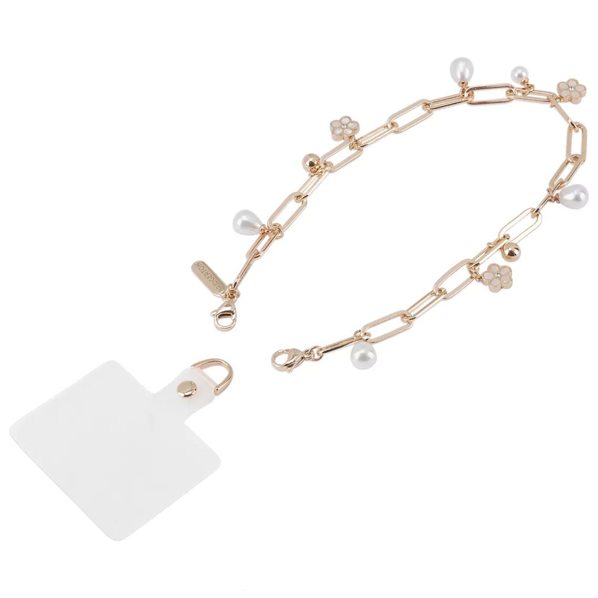 Bridgerton x Elizabeth James Spring Fling Phone Charm - Gold / Charms Cell Phone - Straps & Charms Elizabeth James - Simple Cell Bulk Wholesale Pricing - USA Seller