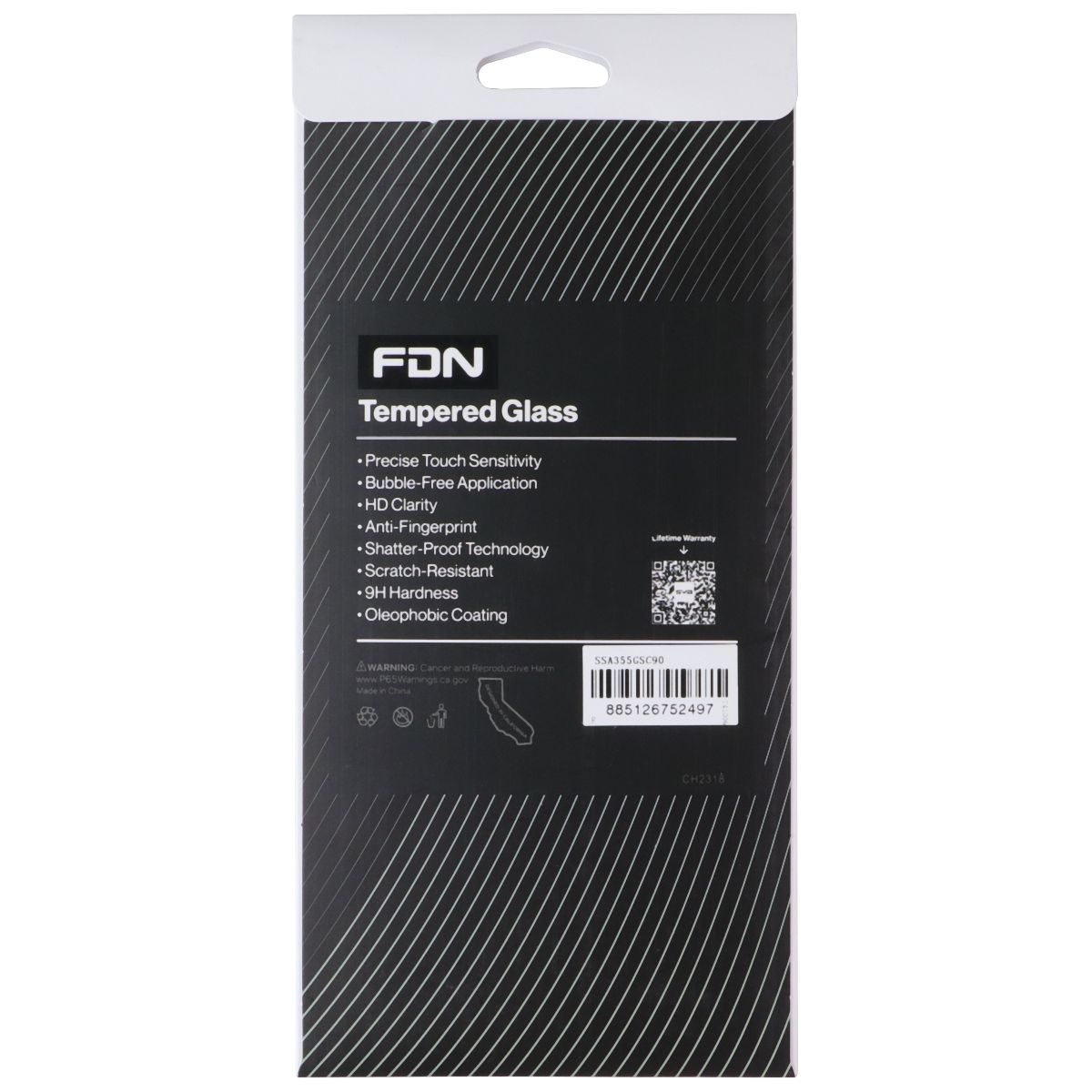 FDN Tempered Glass Screen Protector for Samsung Galaxy A35 5G - Clear Cell Phone - Screen Protectors FDN - Simple Cell Bulk Wholesale Pricing - USA Seller
