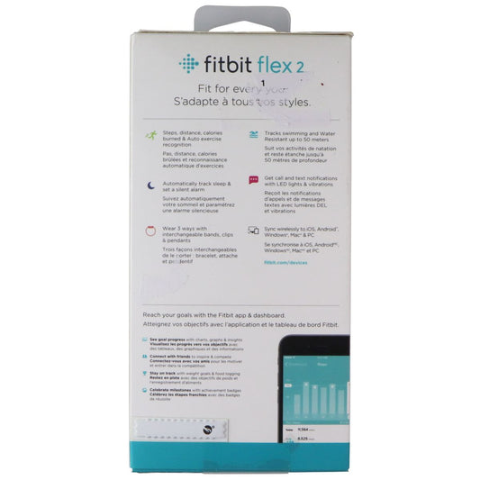 Fitbit Flex 2 Fitness Tracker Wristband (FB403BK-CAN) - Black Fitness Technology - Activity Trackers Fitbit - Simple Cell Bulk Wholesale Pricing - USA Seller