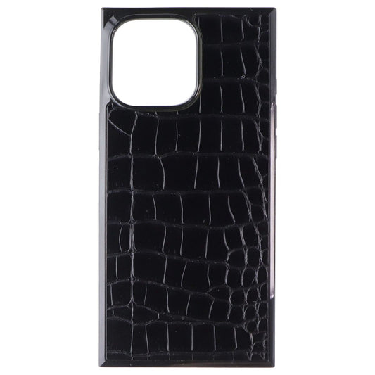 Flaunt Square Case for Apple iPhone 16 Pro Max - Black Crocodile Cell Phone - Cases, Covers & Skins Flaunt - Simple Cell Bulk Wholesale Pricing - USA Seller