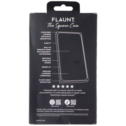 Flaunt Square Series Case for MagSafe for iPhone 17 Pro - Pink Mother of Pearl