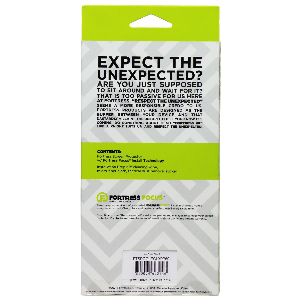 Fortress Level Flat Tempered Glass Screen Protector for Google Pixel 6 Cell Phone - Screen Protectors Fortress - Simple Cell Bulk Wholesale Pricing - USA Seller