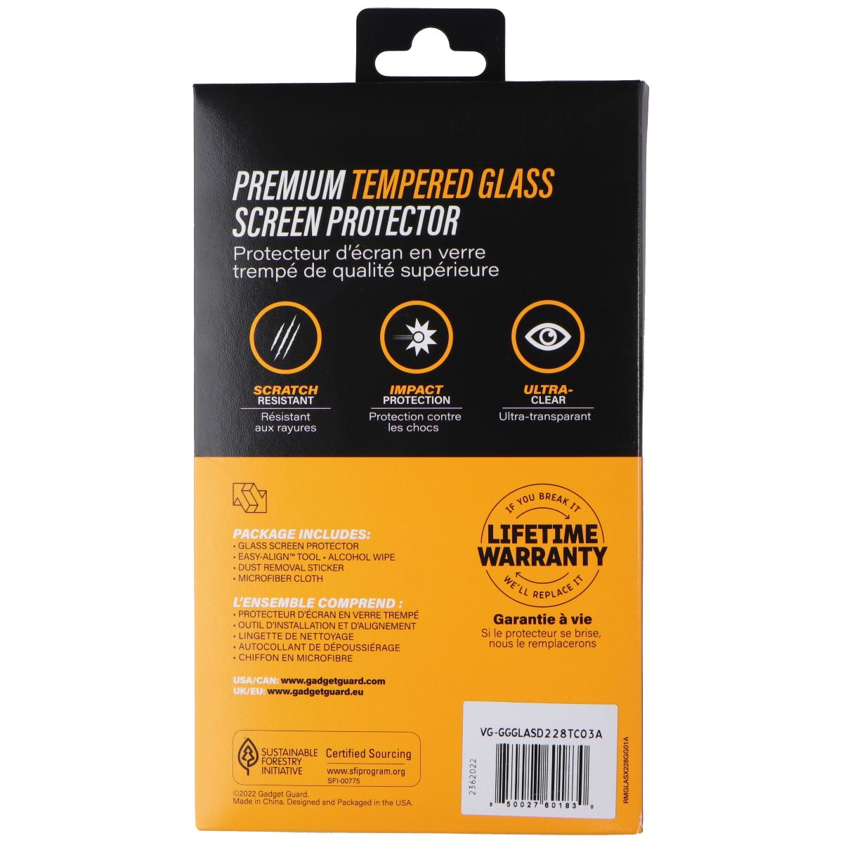 Gadget Guard - Glass Series Screen Protector TCL 30 Z Smartphone - Clear