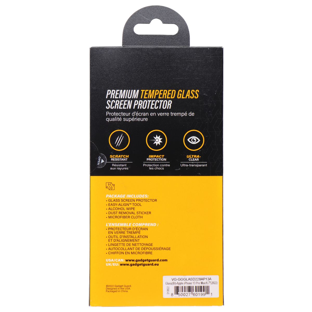 Gadget Guard (Glass) Series Screen Protector for iPhone 14 Plus & 13 Pro Max