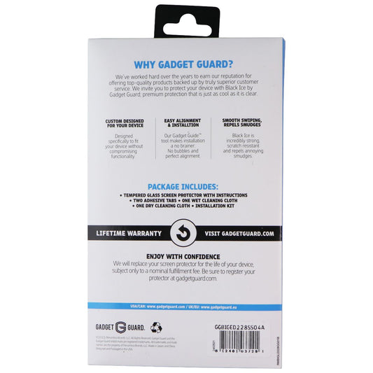 Gadget Guard Black Ice Edition Tempered Glass for Samsung Galaxy A11 - Clear Cell Phone - Screen Protectors Gadget Guard - Simple Cell Bulk Wholesale Pricing - USA Seller