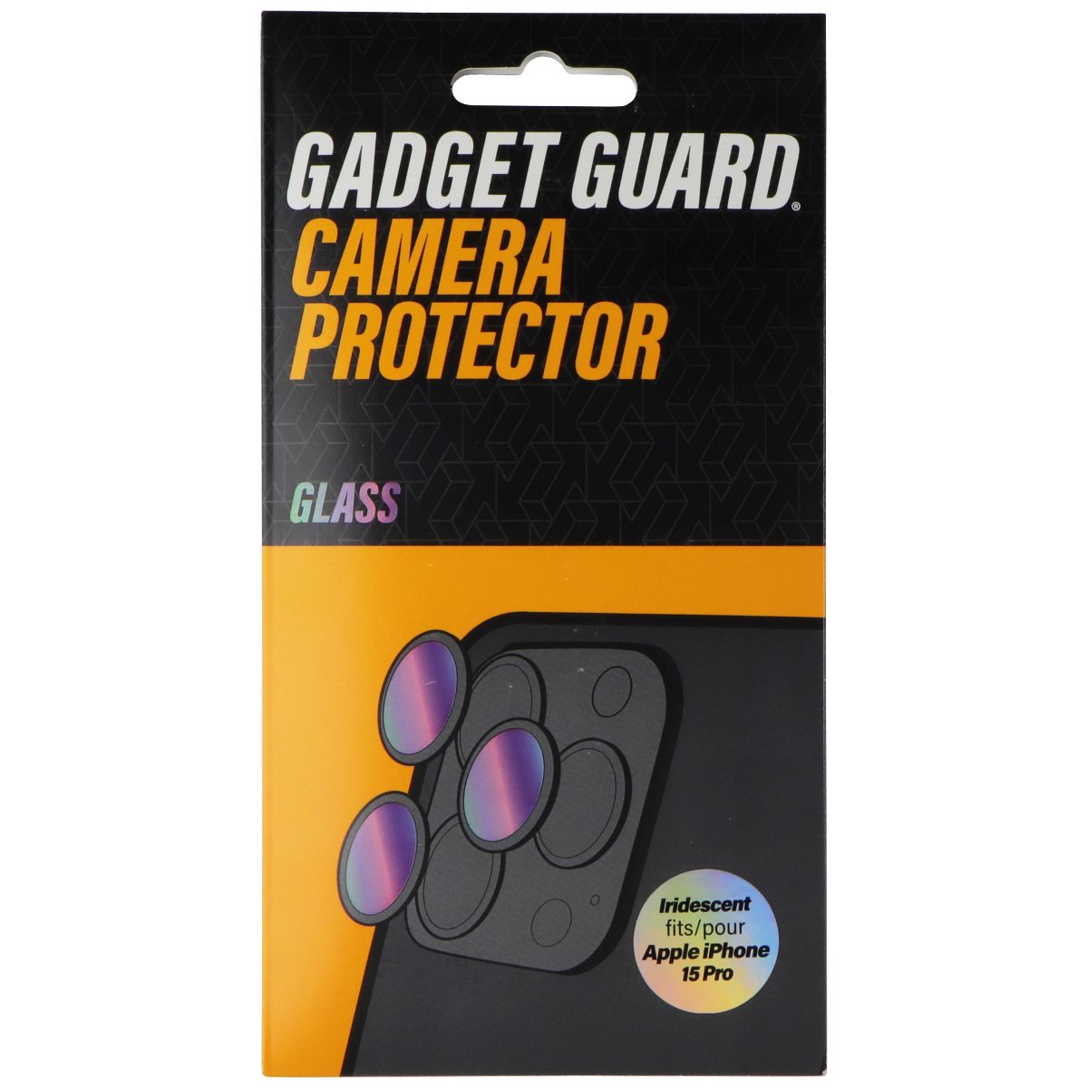Gadget Guard - Glass Series - Camera Protector for iPhone 15 Pro - Iridescent Cell Phone - Screen Protectors Gadget Guard - Simple Cell Bulk Wholesale Pricing - USA Seller