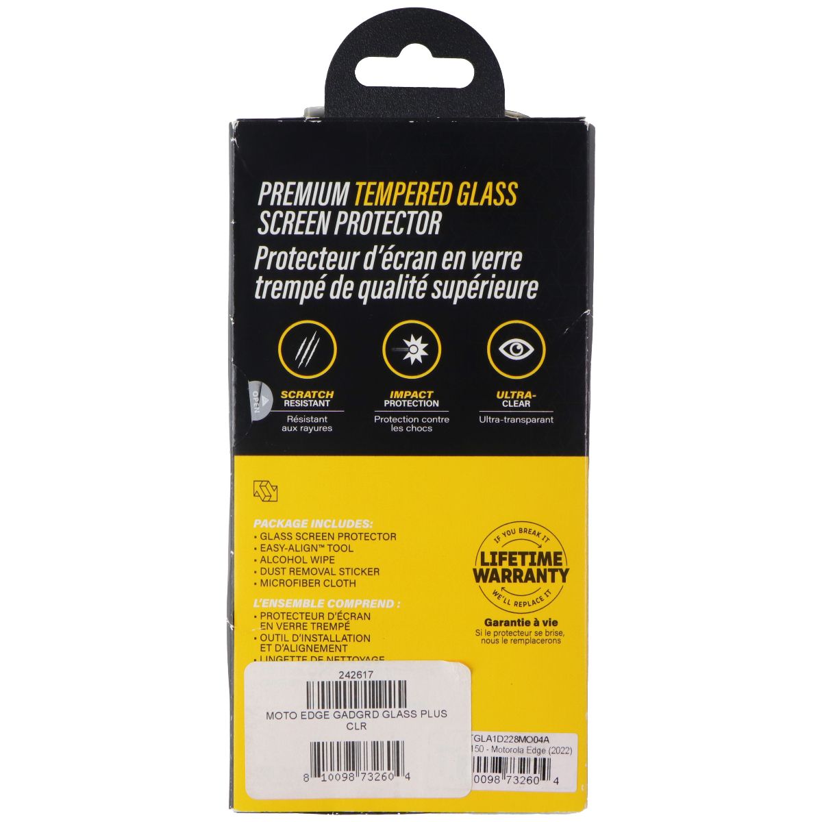 Gadget Guard Glass Screen Protector for Motorola Moto Edge (2022)