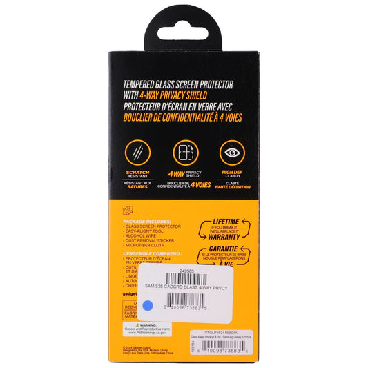 Gadget Guard Privacy Screen Protector for Samsung Galaxy S25 / S24 - Tinted Cell Phone - Screen Protectors Gadget Guard - Simple Cell Bulk Wholesale Pricing - USA Seller