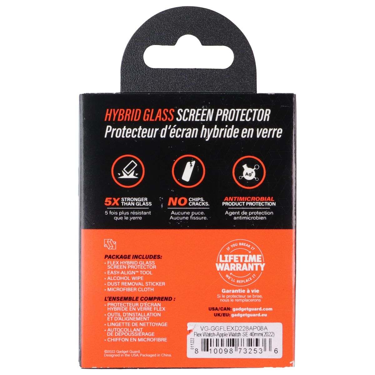 Gadget Guard Flex Screen Protector for Apple Watch SE (2022) - 40mm
