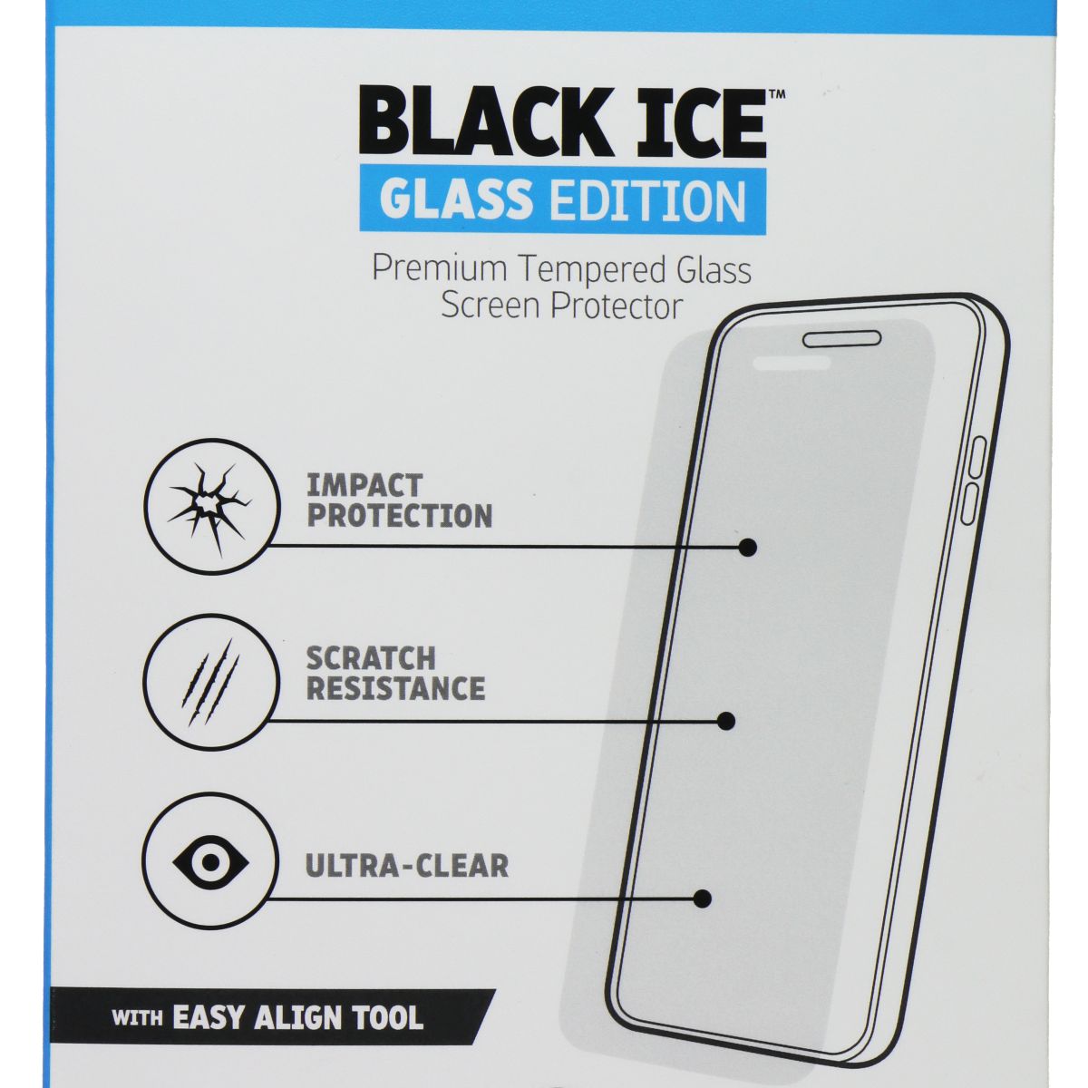 Gadget Guard Black Ice Glass Ed. Screen Protector for Samsung Galaxy A13 4G/5G Cell Phone - Screen Protectors Gadget Guard - Simple Cell Bulk Wholesale Pricing - USA Seller
