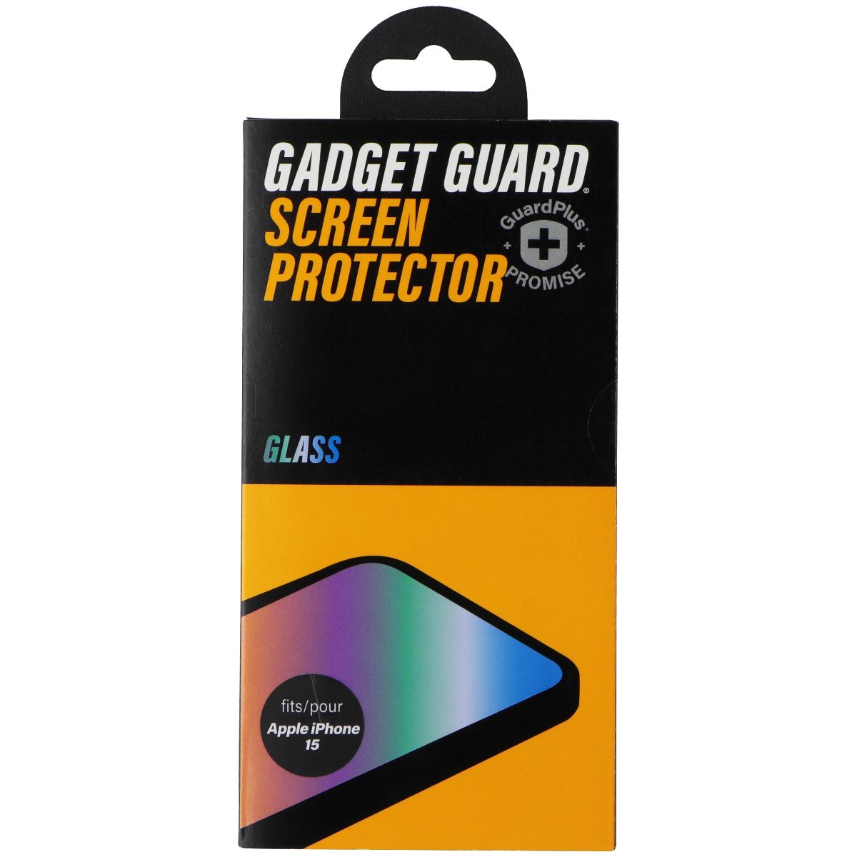Gadget Guard - Glass Screen Protector for Apple iPhone 15 Smartphone - Clear