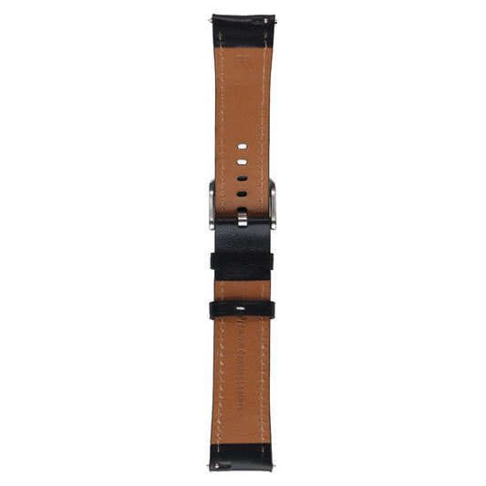 Generic 20mm Watch Band Quick Release Leather Strap for Men/Women - Black Smart Watch Accessories - Watch Bands Unbranded - Simple Cell Bulk Wholesale Pricing - USA Seller