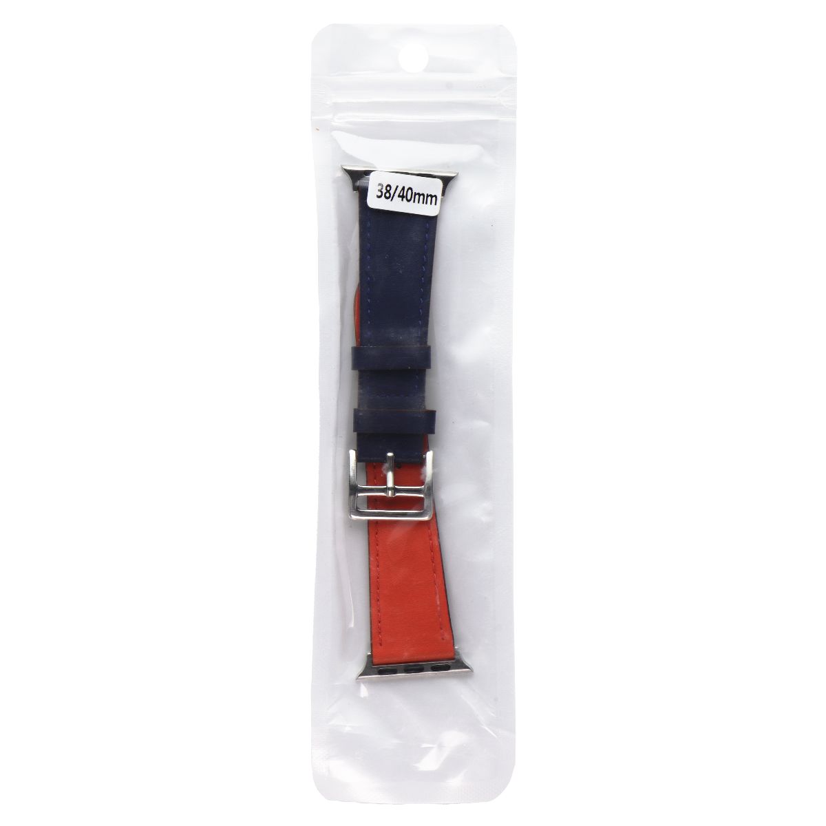 Generic Replacement Leather Watch Band for Apple Watches 38/40mm - Orange Smart Watch Accessories - Watch Bands Generic - Simple Cell Bulk Wholesale Pricing - USA Seller