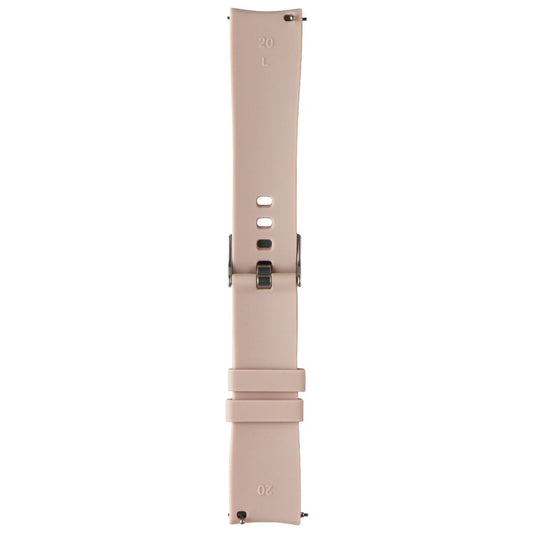Generic Silicone Watch Band (20MM) - Pink with Silver Clasp Smart Watch Accessories - Watch Bands Generic - Simple Cell Bulk Wholesale Pricing - USA Seller