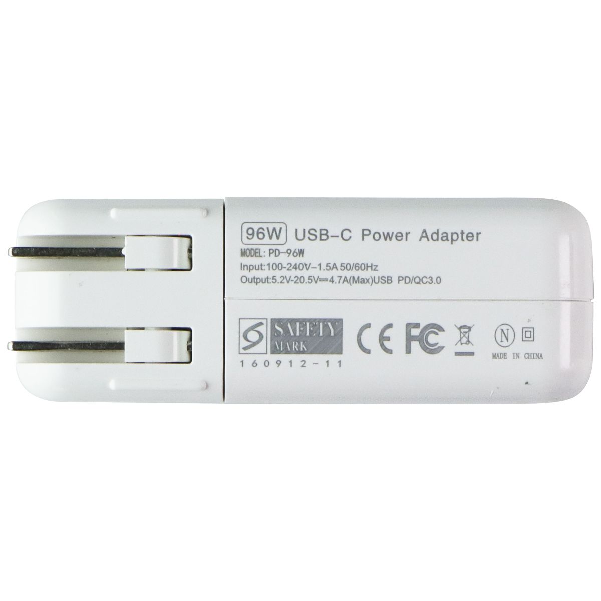 Generic Replacement - 96W USB-C Power Adapter - White Cell Phone - Chargers & Cradles Generic - Simple Cell Bulk Wholesale Pricing - USA Seller