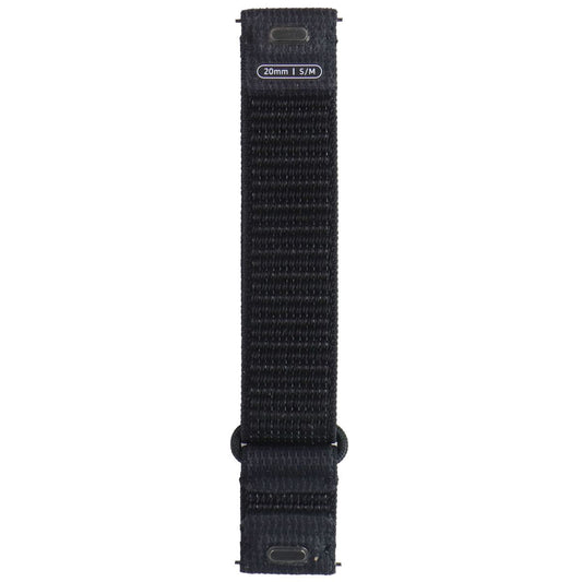 Generic Nylon Watch Band (20MM) Small/Medium - Black Smart Watch Accessories - Watch Bands Generic - Simple Cell Bulk Wholesale Pricing - USA Seller