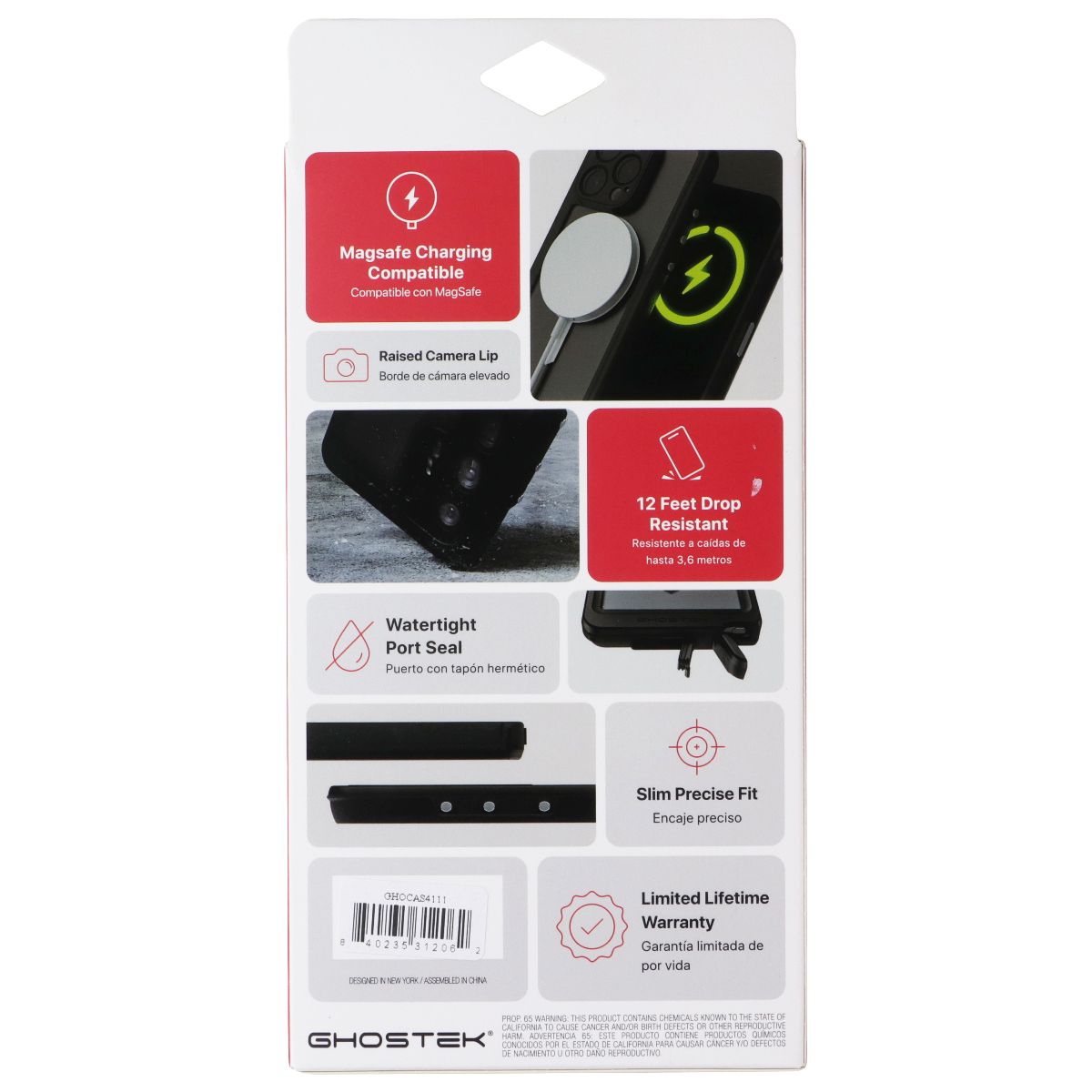 Ghostek Nautical Slim Case for MagSafe for Samsung Galaxy S25 Ultra - Clear