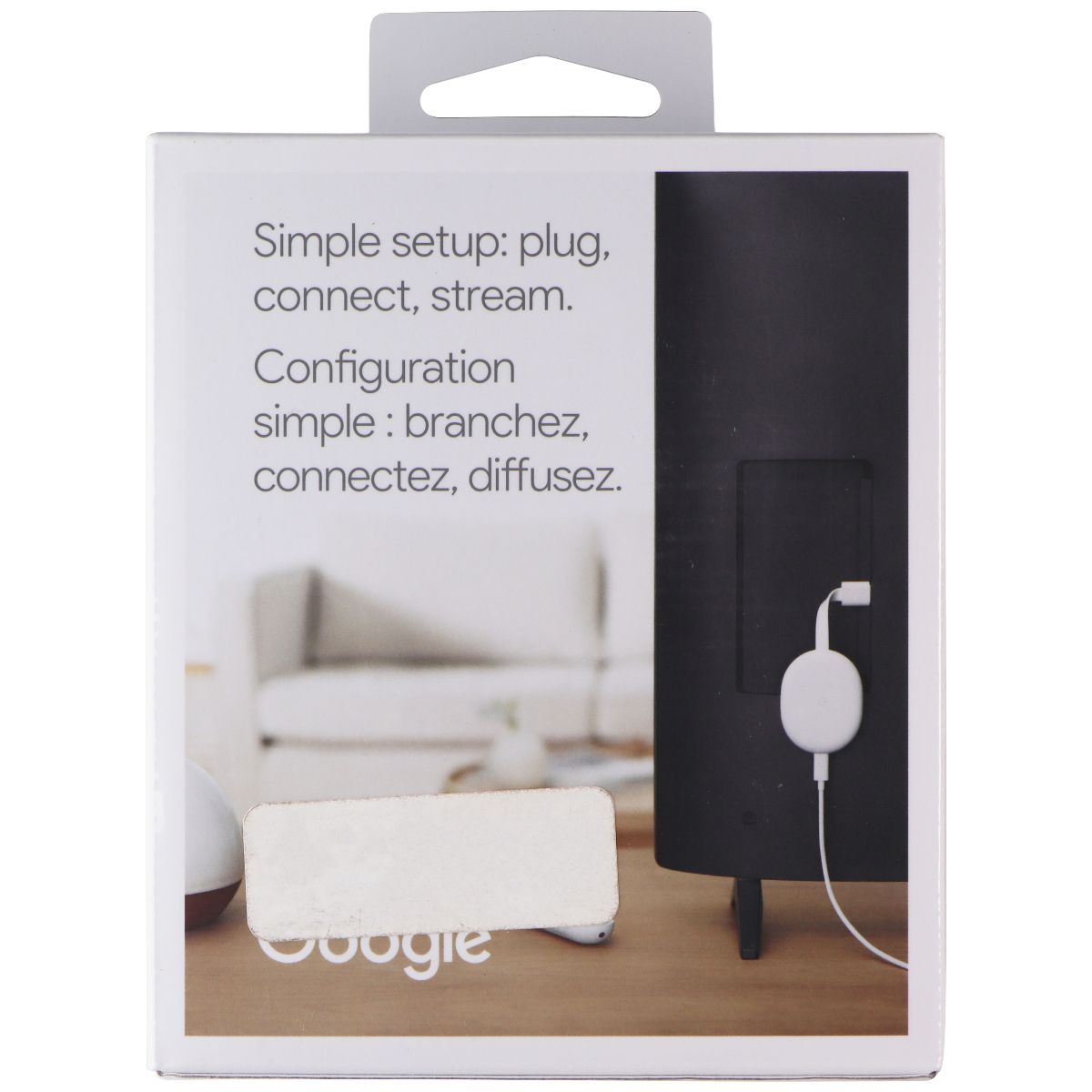 Google Chromecast with Google TV (4K) - Snow Home Multimedia - Internet & Media Streamers Google - Simple Cell Bulk Wholesale Pricing - USA Seller
