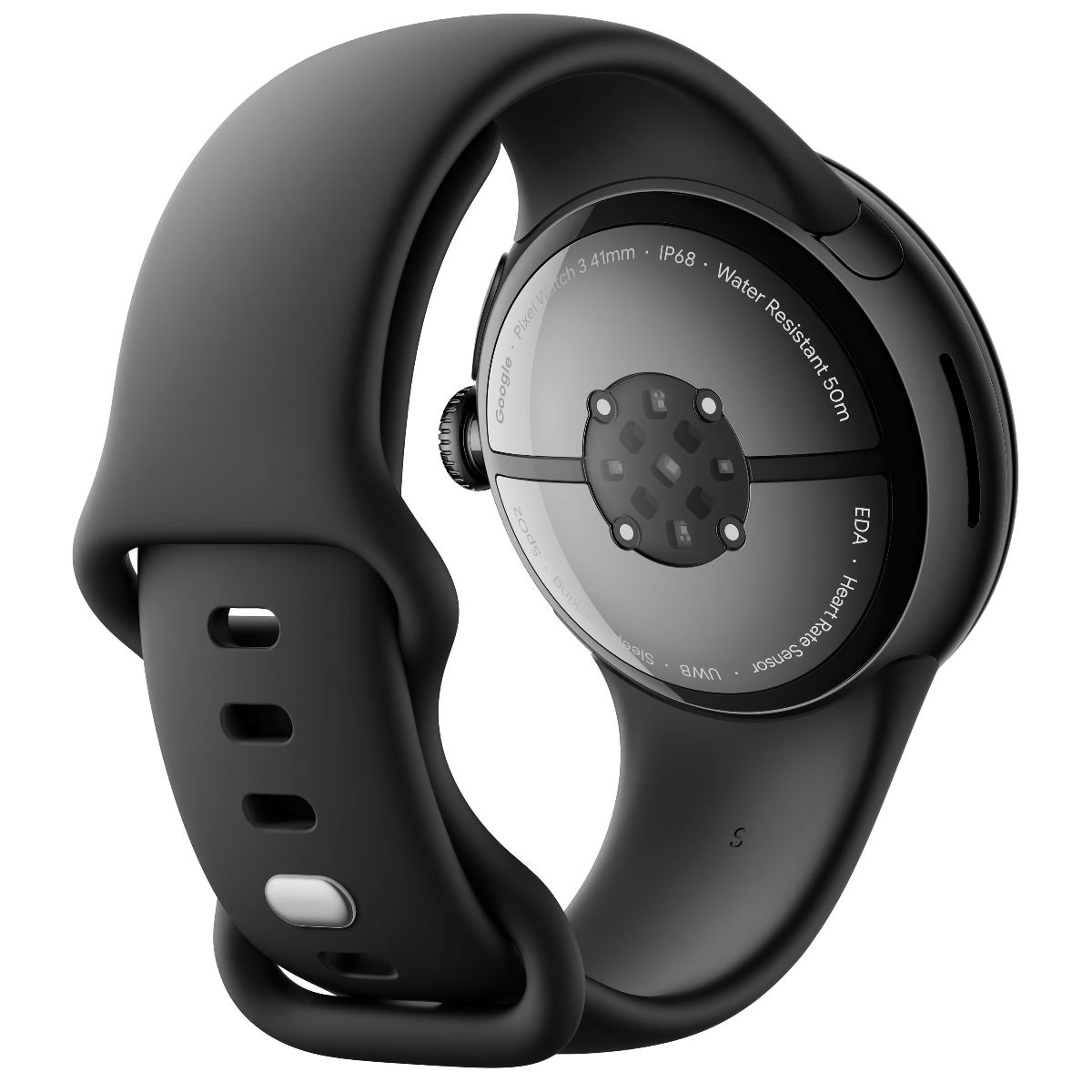 Google Pixel Watch 3 (41mm) Wi-Fi Only (GBDU9) - Matte Blk Alum/Obsidian Sp Band Smart Watches Google - Simple Cell Bulk Wholesale Pricing - USA Seller