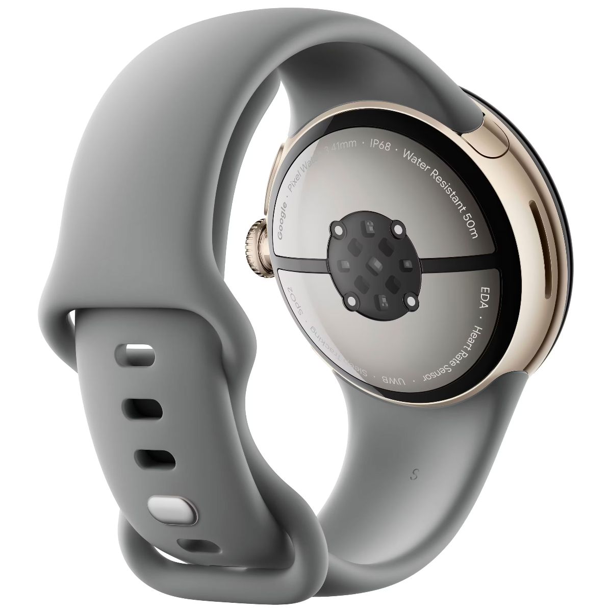 Google Pixel Watch 3 (41mm) Smartwatch (Wi-Fi Only) - Gold Aluminum/Hazel Band