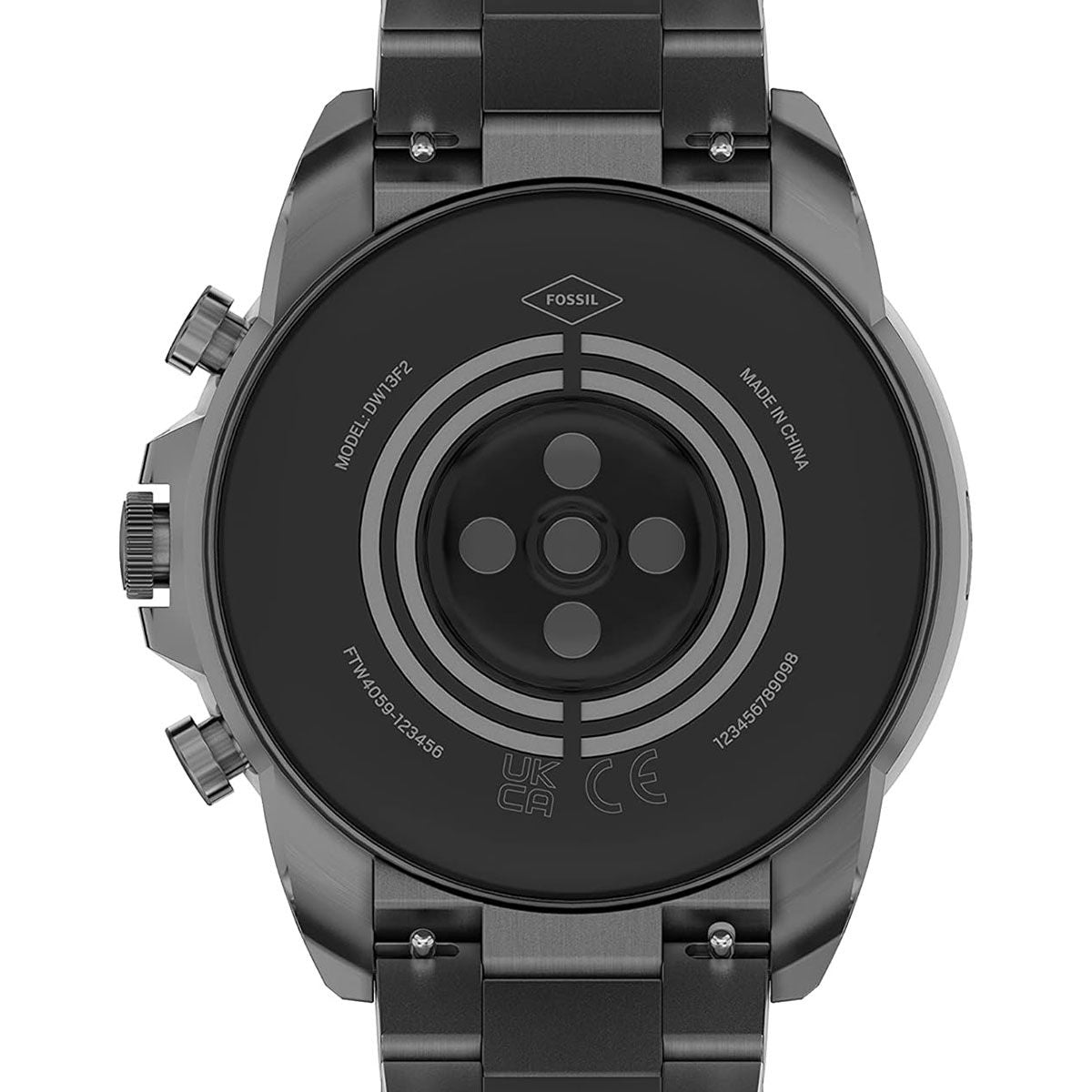 Fossil Gen 6 (44mm) Stainless Steel Smartwatch (DW13F2) Wi-Fi - Smoke Smart Watches Google - Simple Cell Bulk Wholesale Pricing - USA Seller