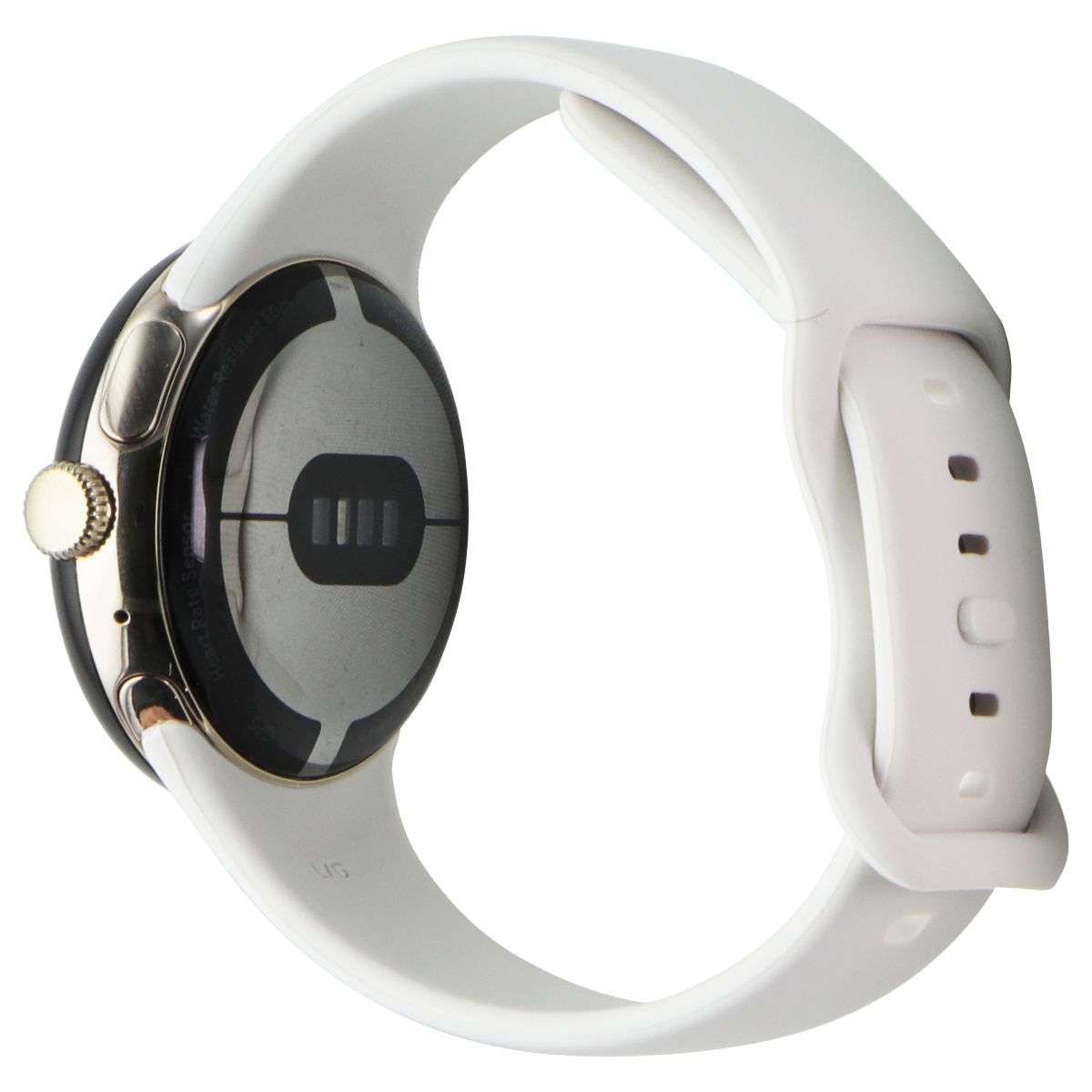 Google Pixel Watch (1st Gen) Smartwatch (GQF4C) Wi-Fi - Gold Case/White Band Smart Watches Google - Simple Cell Bulk Wholesale Pricing - USA Seller