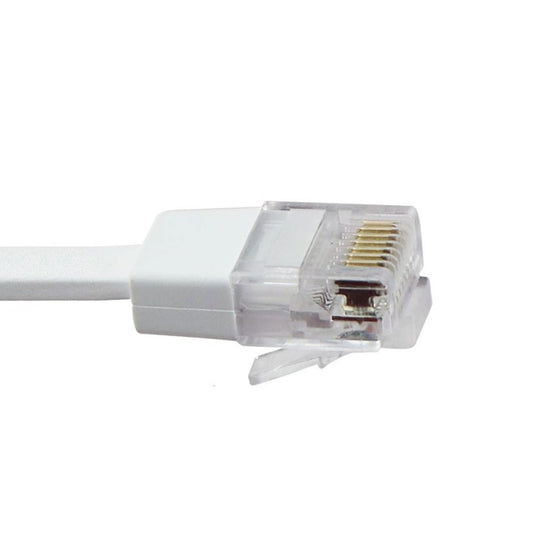 Google 6 Foot Ethernet Cable RJ45 Gigabit Flat Network Cord - White (E321011) Computer/Network - Ethernet Cables (RJ-45, 8P8C) Google - Simple Cell Bulk Wholesale Pricing - USA Seller