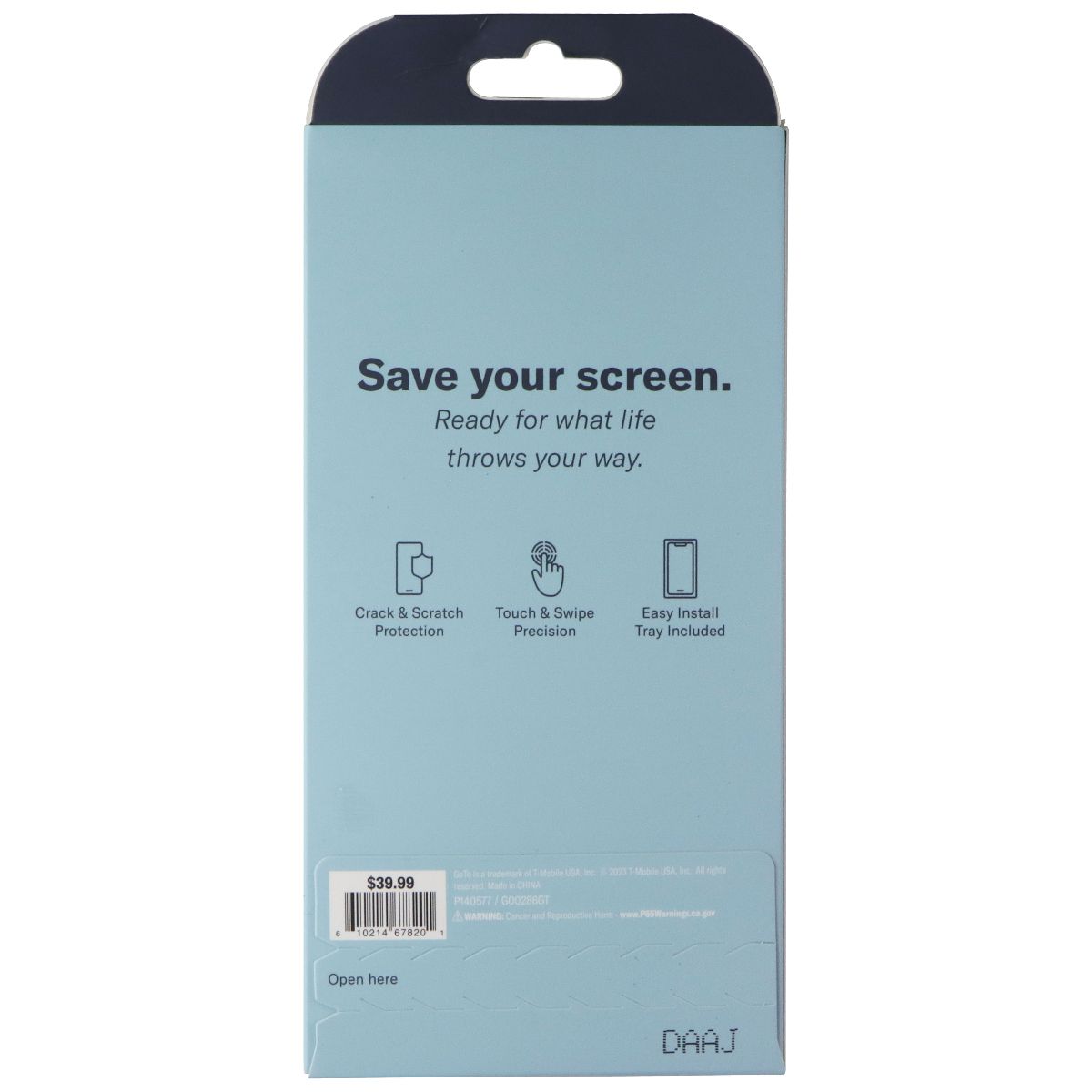 GoTo Tempered Glass Screen Protector for Motorola Moto G 5G (2023)