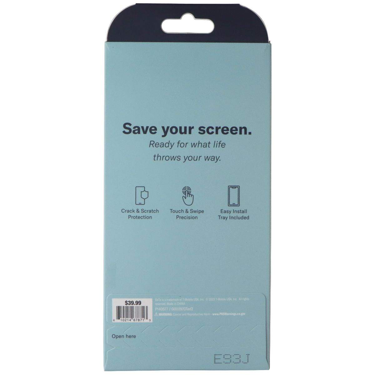 GoTo Tempered Glass Screen Protector for Apple iPhone 15 Cell Phone - Screen Protectors GoTo - Simple Cell Bulk Wholesale Pricing - USA Seller