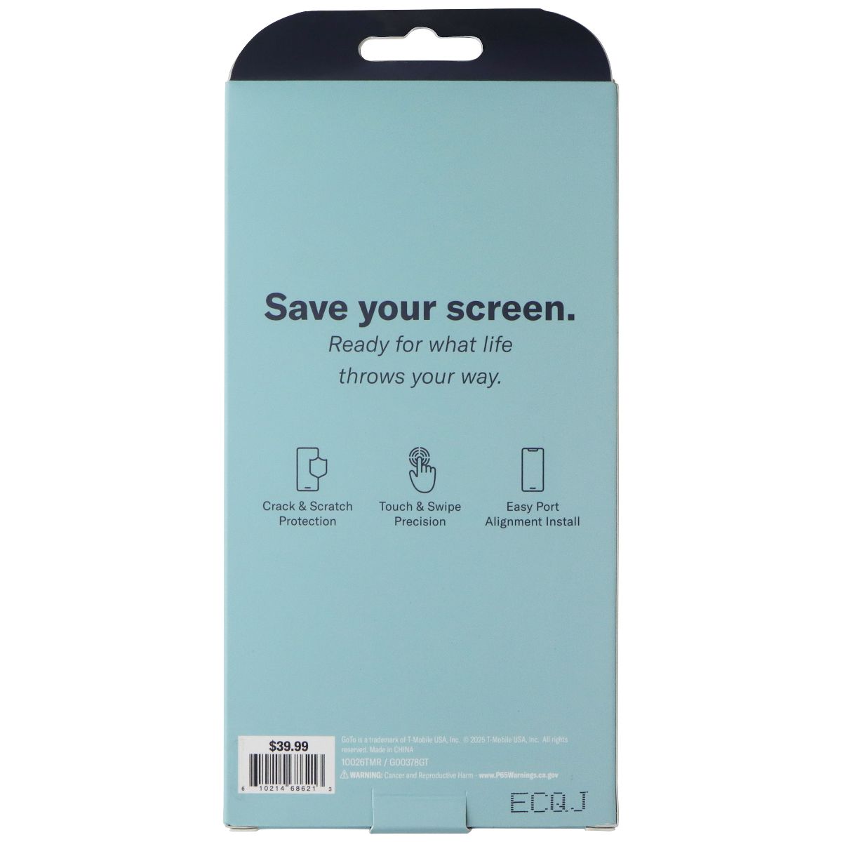 GoTo Tempered Glass Screen Protector for Samsung Galaxy S25 Ultra Cell Phone - Screen Protectors GoTo - Simple Cell Bulk Wholesale Pricing - USA Seller