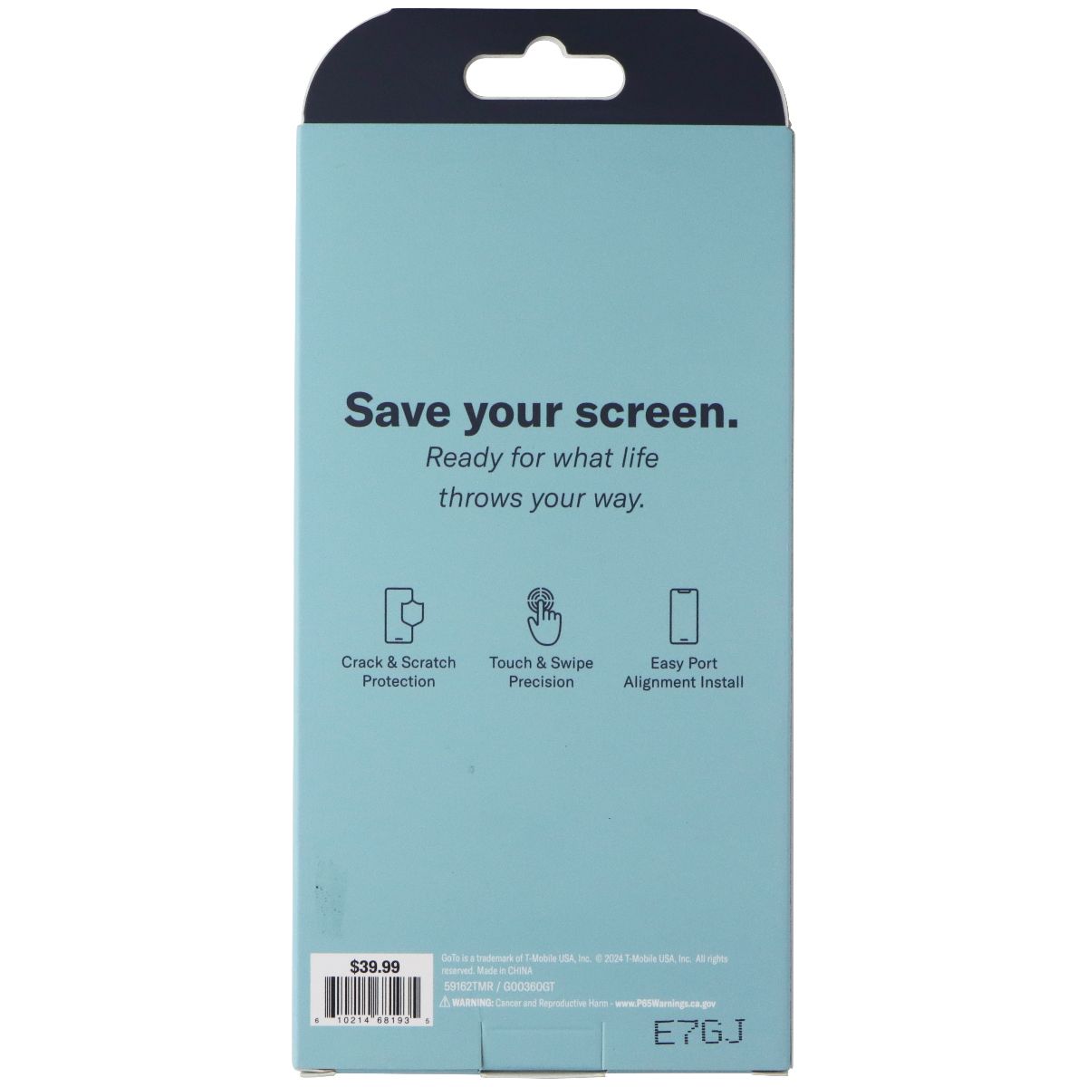 GoTo Tempered Glass Screen Protector for Google Pixel 9 / Pixel 9 Pro Cell Phone - Screen Protectors GoTo - Simple Cell Bulk Wholesale Pricing - USA Seller