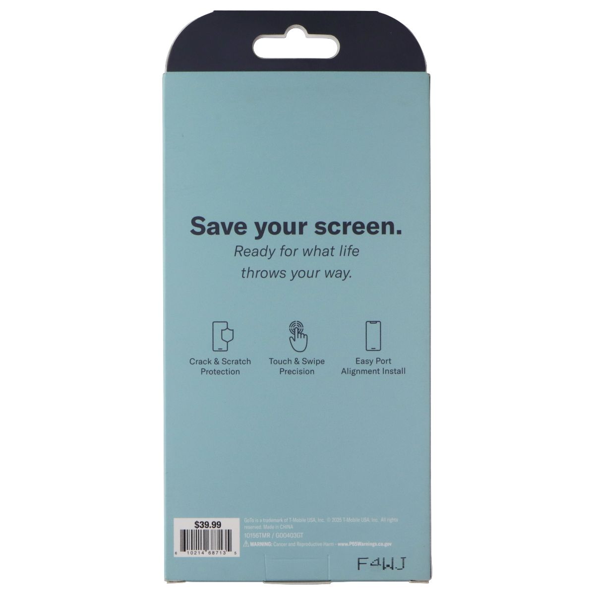 GoTo Curved Tempered Glass Screen Protector for Motorola Edge (2025) Cell Phone - Screen Protectors GoTo - Simple Cell Bulk Wholesale Pricing - USA Seller